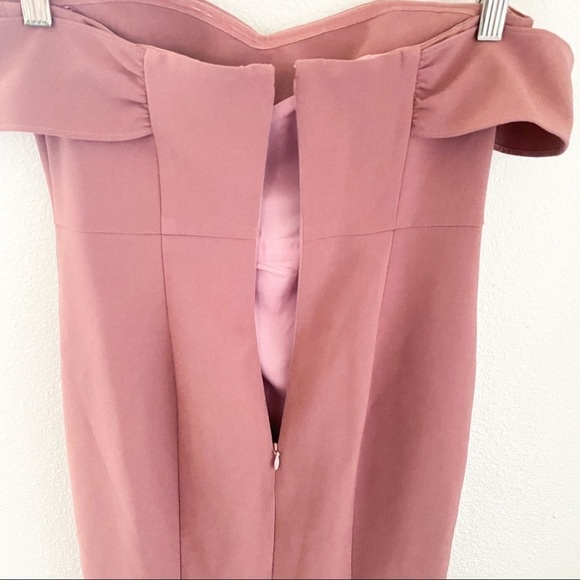 Likely Bartolli Off Shoulder Mermaid Gown Rose Pink 0 NWT - Picture 9 of 10